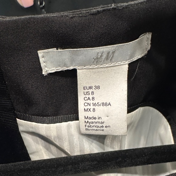 H&M Classic Black Midi Dress - Picture 2 of 5